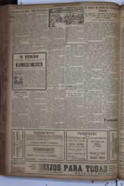 Página do jornal Correio do Ceará de maio de 1934