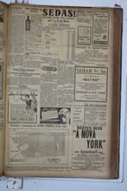 Página do jornal Correio do Ceará de maio de 1934