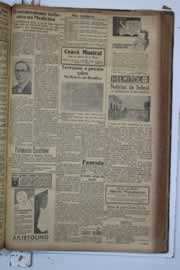 Página do jornal Correio do Ceará de maio de 1934
