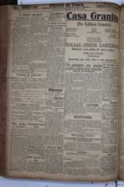 Página do jornal Correio do Ceará de maio de 1934