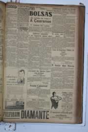 Página do jornal Correio do Ceará de maio de 1934
