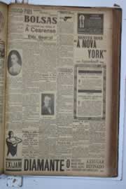 Página do jornal Correio do Ceará de maio de 1934