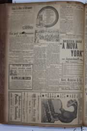 Página do jornal Correio do Ceará de maio de 1934