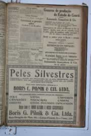 Página do jornal Correio do Ceará de maio de 1934