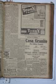 Página do jornal Correio do Ceará de maio de 1934