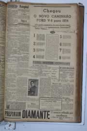 Página do jornal Correio do Ceará de maio de 1934