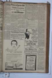Página do jornal Correio do Ceará de maio de 1934