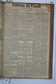 Página do jornal Correio do Ceará de junho de 1934