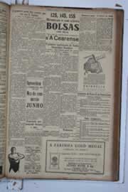 Página do jornal Correio do Ceará de junho de 1934