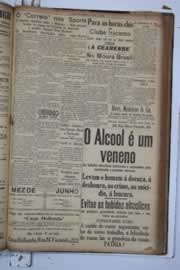 Página do jornal Correio do Ceará de junho de 1934