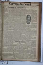 Página do jornal Correio do Ceará de junho de 1934
