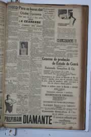 Página do jornal Correio do Ceará de junho de 1934