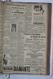 Página do jornal Correio do Ceará de junho de 1934