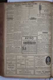 Página do jornal Correio do Ceará de junho de 1934