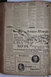 Página do jornal Correio do Ceará de junho de 1934