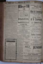 Página do jornal Correio do Ceará de junho de 1934