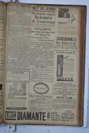 Página do jornal Correio do Ceará de junho de 1934