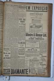 Página do jornal Correio do Ceará de junho de 1934