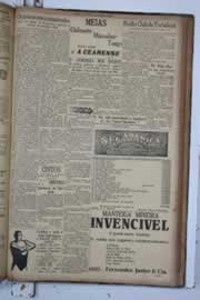 Página do jornal Correio do Ceará de junho de 1934