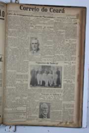 Página do jornal Correio do Ceará de junho de 1934
