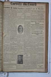 Página do jornal Correio do Ceará de junho de 1934
