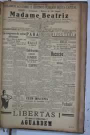 Página do jornal Correio do Ceará de junho de 1934