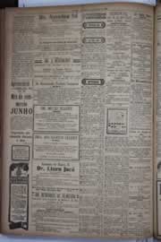Página do jornal Correio do Ceará de junho de 1934
