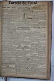 Página do jornal Correio do Ceará de junho de 1934