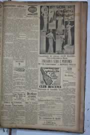 Página do jornal Correio do Ceará de junho de 1934