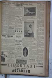 Página do jornal Correio do Ceará de junho de 1934