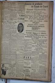 Página do jornal Correio do Ceará de junho de 1934