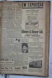 Página do jornal Correio do Ceará de junho de 1934