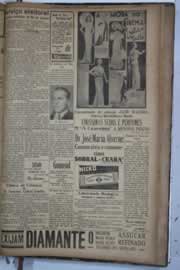 Página do jornal Correio do Ceará de junho de 1934