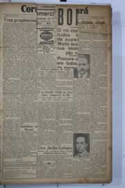 Página do jornal Correio do Ceará de julho de 1934