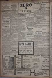 Página do jornal Correio do Ceará de julho de 1934
