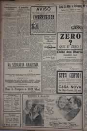 Página do jornal Correio do Ceará de julho de 1934