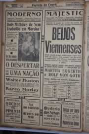 Página do jornal Correio do Ceará de julho de 1934
