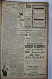 Página do jornal Correio do Ceará de julho de 1934