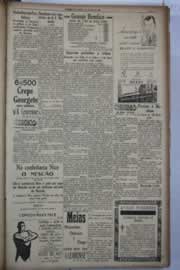 Página do jornal Correio do Ceará de julho de 1934