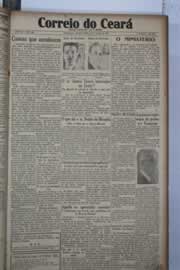 Página do jornal Correio do Ceará de julho de 1934