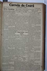 Página do jornal Correio do Ceará de julho de 1934