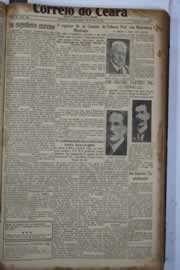 Página do jornal Correio do Ceará de agosto de 1934