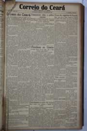 Página do jornal Correio do Ceará de agosto de 1934