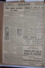 Página do jornal Correio do Ceará de agosto de 1934