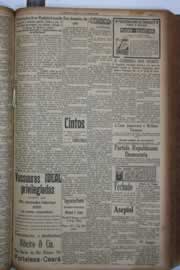 Página do jornal Correio do Ceará de agosto de 1934