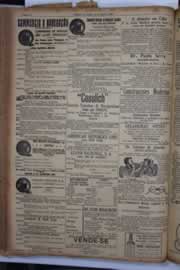 Página do jornal Correio do Ceará de agosto de 1934