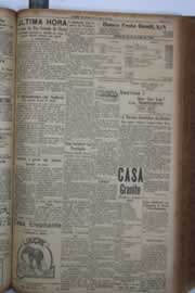 Página do jornal Correio do Ceará de agosto de 1934