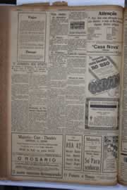 Página do jornal Correio do Ceará de agosto de 1934