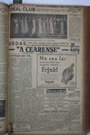 Página do jornal Correio do Ceará de agosto de 1934