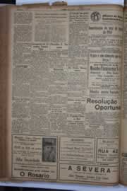 Página do jornal Correio do Ceará de setembro de 1934